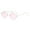 Pink, variant on Siminsem Unique Diamond Shaped Sunglasses for Women, Stylish Geometric Frame Sun Glasses, UV Protection Trendy Shades for Outfits, Yellow, One Size