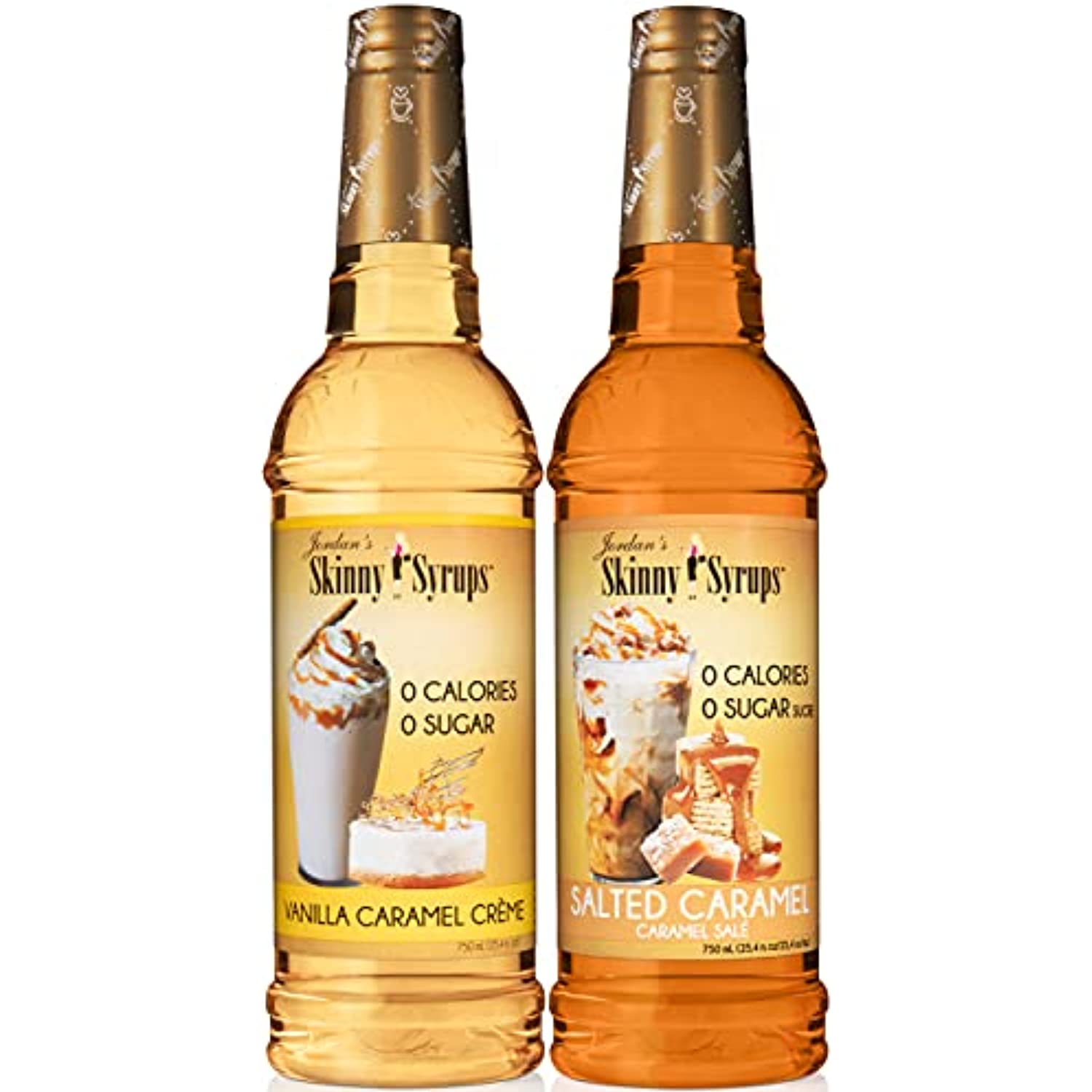 Jordans Skinny Gourmet Syrups Vanilla Caramel Creme And Salted Caramel