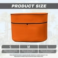 thumbnail image 6 of Yuyamidu Orange RV Propane Tank Cover Fit for Dual 30lb Tanks, Water-Resistant Gas Cylinder Cover Replacement for RV, Trailer, Camper, Accessories Easy to Install and Clean, 6 of 8