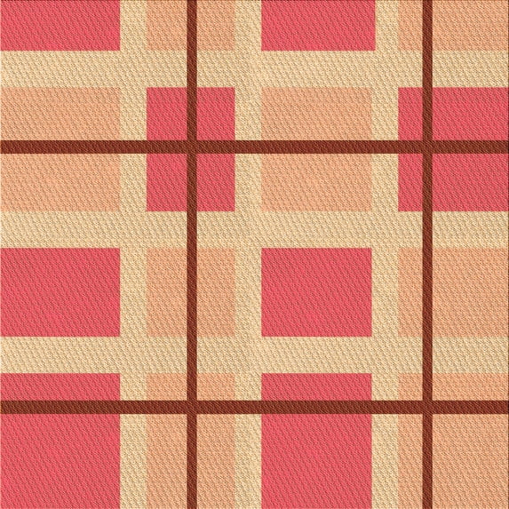 Ahgly Company Machine Washable Indoor Square Transitional Yellow Area Rugs, 4' Square