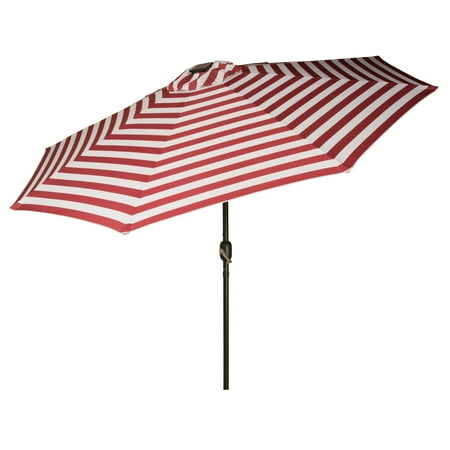 Deluxe Solar Powered Led Lighted Patio Umbrella 9 By Trademark Deluxe Solar Powered Led Lighted Patio Umbrella 9 By Trademark Innovations Red
