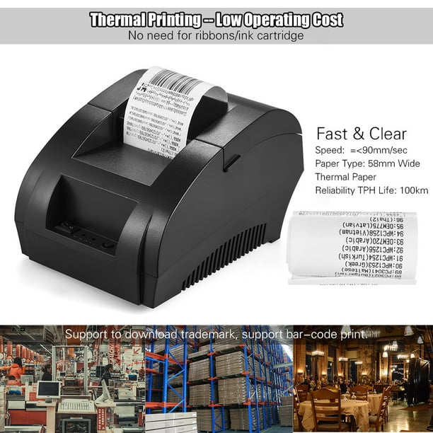 MUNBYN Imprimante thermique pour reçus de point de vente