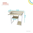 thumbnail image 2 of Escritorio Minimalista Tubular Estudiantil Infantil Hogar blanco 6.49 pulg Pido Todo EPC01WH-C1, 2 of 7