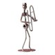 thumbnail image 5 of 2x Musical Man Statue Iron Wires And Screws Statue, Decorative Desk Decoration Musician Tabletop Figurine for Tabletop, 5 of 5
