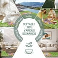 thumbnail image 6 of Green Happy Easter Outdoor Rug for Patio/Deck/Porch, Non-Slip Large Area Rug 6 x 9 Ft, Spring Easter Eggs Floral Plaid Indoor Outdoor Rugs Washable Area Rugs, Reversible Camping Rug Carpet Runner, 6 of 8