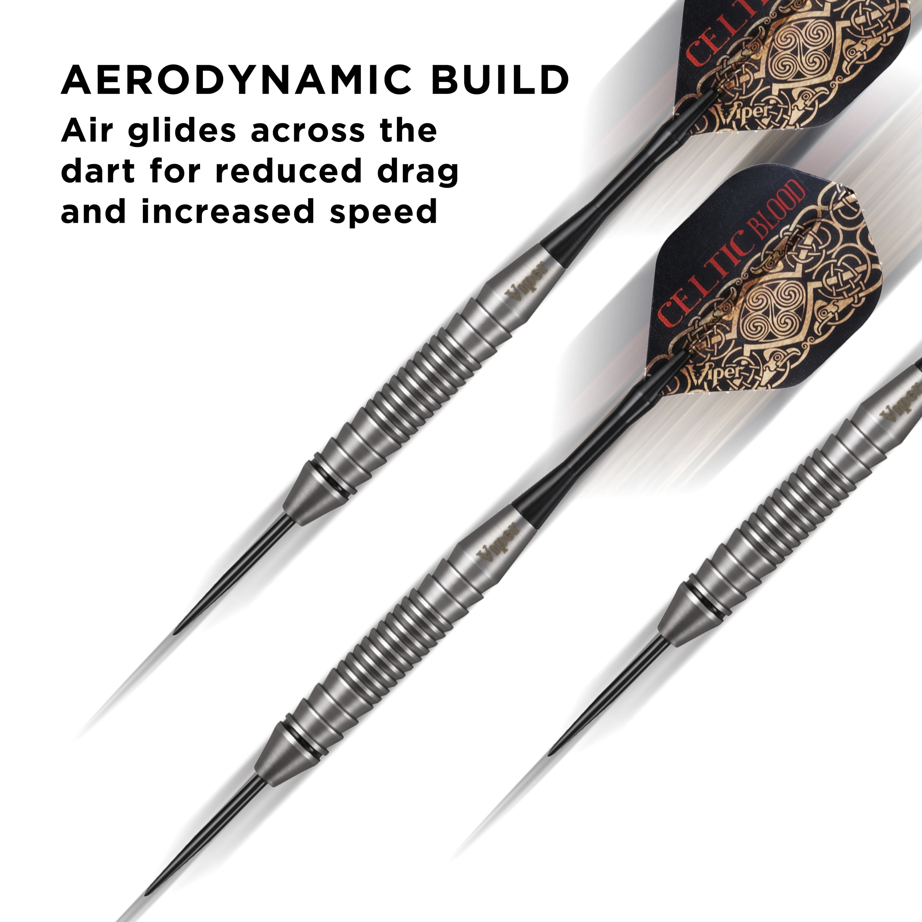 Viper Underground Celtic Blood Steel Tip Dart Set, 22 Grams