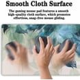 thumbnail image 2 of Gaming Mouse Pad Navy Desk Mat Large Desk Pads Mens Office Accessories Pad for Table Non-Slip Rubber Base Waterproof with Stitched Edges 35.4" X 15.7" for Game Office, Peacock Feather, 2 of 7