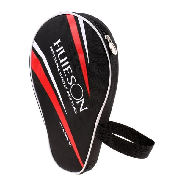 Raqueta de tenis de mesa para raquetas de tenis, con compartimento para pelotas para 3 piezas Negro