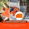 thumbnail image 6 of Survive Outdoors Longer 90% Reflective Emergency Blanket, Pack of 4, 6 of 7