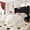 Black, variant on Amolife Queen Bed Frame, Upholstered Platform Bed with Storage Wingback Headboard and Fast Charging Hub, No Box Spring Required, Black