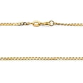 thumbnail image 2 of Cadena Barbada Diamantada 2 mm Oro Italiano Sólido 10k 55 cm, 2 of 5
