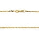 thumbnail image 2 of Cadena Barbada Diamantada 2 mm Oro Italiano Sólido 10k 55 cm, 2 of 5