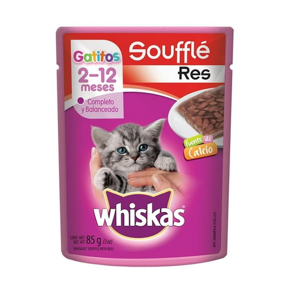 Alimento para Gato Whiskas Gatitos Soufflé Res 85 g