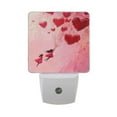 thumbnail image 3 of WOBOGO Release Red Heart Balloon LED Night Light 2 Pcs Set 0.5 Watt Wall Plug in Dusk to Dawn Automatic Switch Soft White Light, 3 of 7