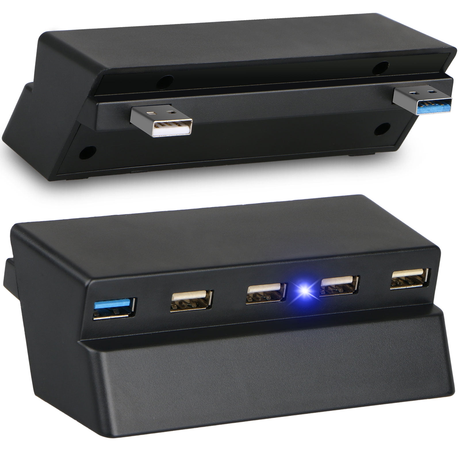 EEEkit 5 Port USB Hub for Sony Playstation 4 Slim Gaming Console, USB 3