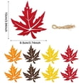 thumbnail image 4 of YardChic 40Pcs Fall Maple Felt Fall Tree Decorations, Fall Tree Ornaments, Fall Leaves for Crafts, Fall Leaves Decor, Thanksgiving Harvest Festival Indoor Fall Ornaments for Tree Mantel Party Decor, 4 of 5
