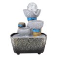 thumbnail image 1 of LYUMO Desktop Fountain, Fountain Waterfall, Mini Unique Shape Simulation Desktop Fountain Waterfall Table Ornament for Home Office Hotel, 1 of 8