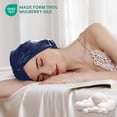 thumbnail image 3 of THXSILK Silk Bonnet for Sleeping, 19 Momme Grade-6A 100% Pure Mulberry Silk Bonnet for Hair Care, Double Layer, Elastic Design, 3 of 5