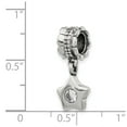 thumbnail image 2 of FB Jewels Sterling Silver Reflections CZ Star Dangle Bead, 2 of 2