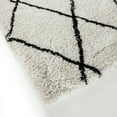 thumbnail image 6 of BizChair Shag Style Diamond Trellis Area Rug - 8' x 10' - Ivory, 6 of 8