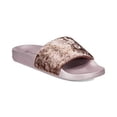 thumbnail image 3 of INC International Concepts Metallic Velour Slide Slippers, Lavander, Large, 3 of 3