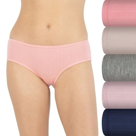 Juniors  SO® 5 pk. Ribbed Hipster Panty Set - SO72-046P5 Color: Strawberry Ice Pack Size: SMALL