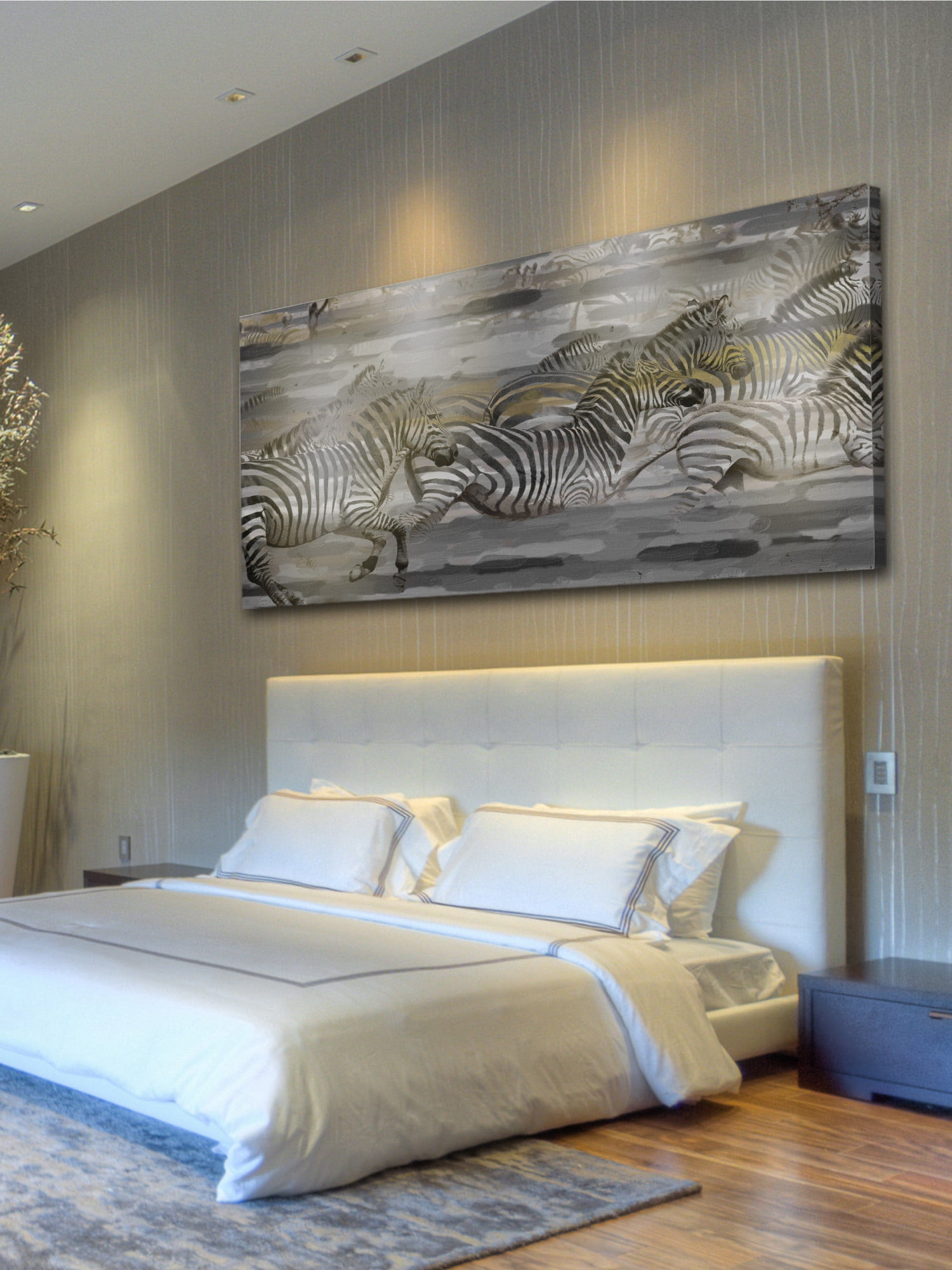 Parvez Taj "Dashing Zeal" Print on Canvas