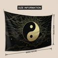 thumbnail image 3 of DouZhe Yin and Yang Occult Symbols Tapestry Wall Hanging Tapestries Dorm Room Home Decor, 60" x 40", 3 of 7