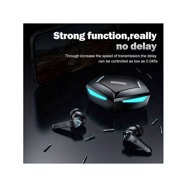 P36 Wireless Earbuds Low-Latency(45ms), TWS BT5.2 Ear Buds, USB C Fast Chager With 300mAh Charger Case(40mAh*2 Earbuds) Support 4-5H Single Playtime,