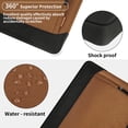 thumbnail image 3 of Funda para portátil DOISO 17-17,3 pulgadas de gran capacidad para Dell/MSI/HP Brown, 3 of 6