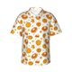 thumbnail image 1 of Balery Pumpkin Maple Leaves Camisas hawaianas de manga corta para hombre, camisas playeras de corte holgado, camisas de vacaciones con botones,Small, 1 of 7