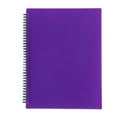 thumbnail image 2 of Sheet Music Folders Dual Use Music Holder Store Pages 30 Protective Sleeves Music with Binding Stays Opens and Lays Flat Solid Purple 12.5 In, 2 of 9