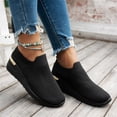 thumbnail image 6 of Women's Platform Walking Shoes Lace Up Sneakers Breathable Upper Lightweight Casual Footwear Comfortable Thick Sole Perfect for Work Travel and Casual Occasions Black 39, 6 of 7