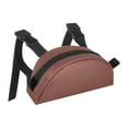 thumbnail image 1 of Bolsa para sillín de caballo, paquete de 2, tela Oxford, con bolsillo con cremallera y pomo ajustable Marrón, 1 of 9