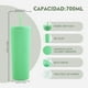 thumbnail image 5 of Vaso recto Textura diamante doble pared 700 ml con popote Negro, 5 of 5