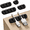 New Black, variant on GLUIT Cord Organizer for Desk, Cable Holder for Nightstand, Charger Organizer, Adhesive Desktop Wire Clips, Multislot Cable Management, Table Organizer Accessories - 5 Pack, 15 Slots, White