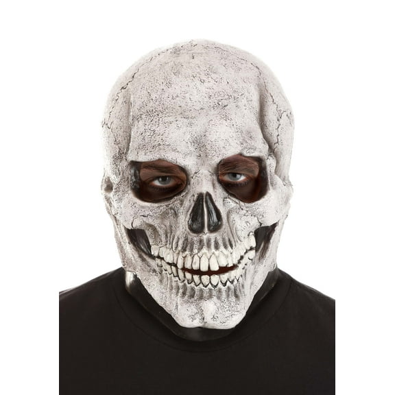 Skeleton Full Face Mask-White