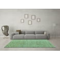 thumbnail image 3 of Ahgly Company Indoor Square Abstract Light Blue Modern Area Rugs, 4' Square, 3 of 4