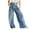 Dark Blue, variant on Soki Jeans for Women Wide Leg Baggy Jeans for Women Loose Boyfriends Denim Pants