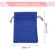 thumbnail image 2 of Bolsas de Yute Uxcell con Cordón, Sacos de Favor, Bolsas de Joyería para Regalos, Azul Oscuro, 2 of 7