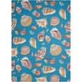 thumbnail image 2 of Waverly Sun N' Shade Indoor/Outdoor Azure 5'3" x 7'5" Area Rug, (5x7), 2 of 6