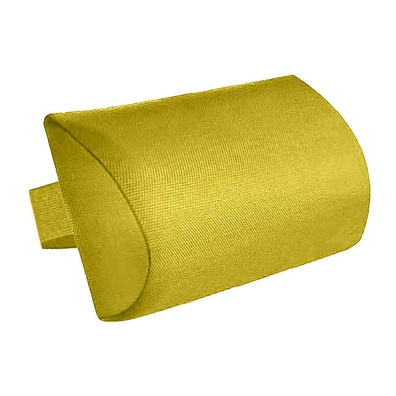 oshhni recliner Headrest Pillow Chaise Lounge Head Pillow for Folding Chairs Garden Mustard Yellow