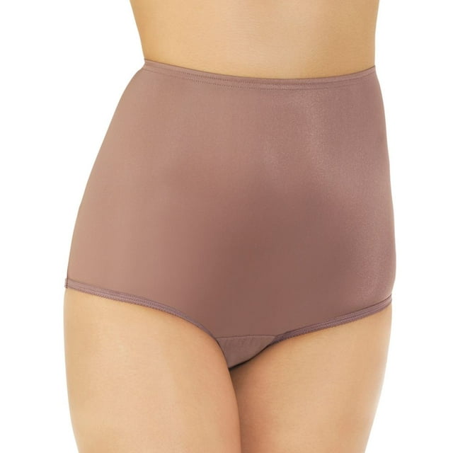 Vanity Fair Perfectly Yours Culotte en Nylon Ajustée Ravissant pour Femmes, 10, Noyer