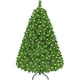 thumbnail image 1 of Árbol de Navidad Yaheetech Flocado Preiluminado 4.5 Pies con 100 Luces Blancas Cálidas, 1 of 9