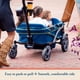 thumbnail image 3 of Gladly Family Anthem4 Quad All-Terrain Wagon Stroller with Easy Push and Pull, Removable XL Canopies, and Sturdy, Safe Folding for Storage and Transport, Neon Indigo, 3 of 5