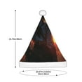thumbnail image 3 of Haiem Sunset Western Cowgirl Pattern Santa Hat Confortable Velvet Christmas Hat for Christmas Party Favors Fit for Adults Men Women, 3 of 6