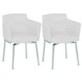thumbnail image 1 of Milan Fauteuils Club Danah avec Dossier Pivotant à Mémoire, Blancs (Ensemble de 2), 1 of 9