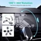 thumbnail image 3 of Magnetic Car Phone Holder, Super Strong Magnet with 4 Metal Plates, 360 Foldable Dashboard Mount for All Phones, 3 of 5