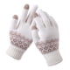 thumbnail image 1 of Guantes de invierno para mujer con pantalla táctil, forro de felpa, cálidos guantes de punto con forro polar, 1 of 5