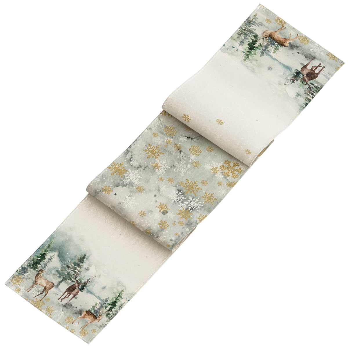 Smile All Seasons Seasonal Decorative Set of 12 Table Runner Clearance for Dining Table 13 x 72 Inch, Farmhouse Kitchen Dining Room Decoration